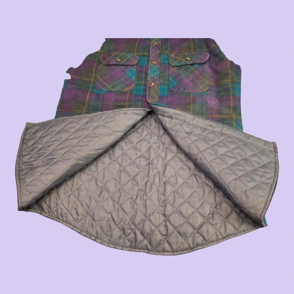 Vintage Saugatuck‎ Flannel Full Quilted Lining Mens Medium